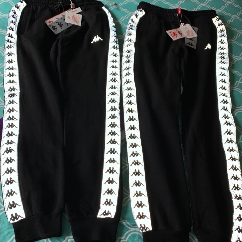 Brand new men’s authentic kappa 3m reflective pant